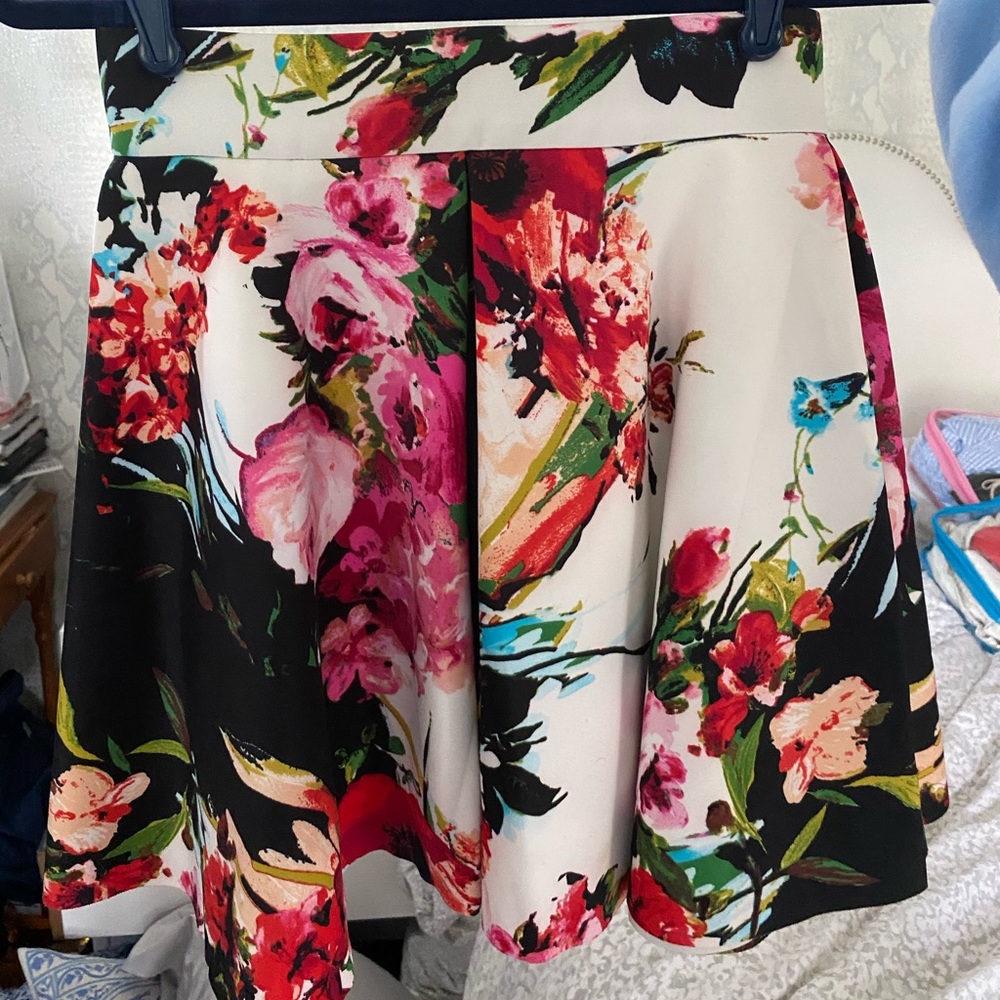 Design Lab Floral Skirt